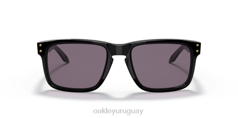 Oakley holbrook (ajuste de puente bajo) XT4H795 gafas lentes gris prizm, montura negra pulida