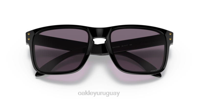 Oakley holbrook (ajuste de puente bajo) XT4H795 gafas lentes gris prizm, montura negra pulida