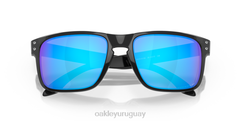 Oakley holbrook (ajuste de puente bajo) XT4H798 gafas lentes polarizadas prizm zafiro, montura tinta negra