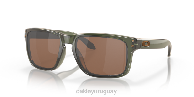 Oakley holbrook (ajuste de puente bajo) XT4H799 gafas lentes polarizadas prizm tungsteno, montura tinta oliva
