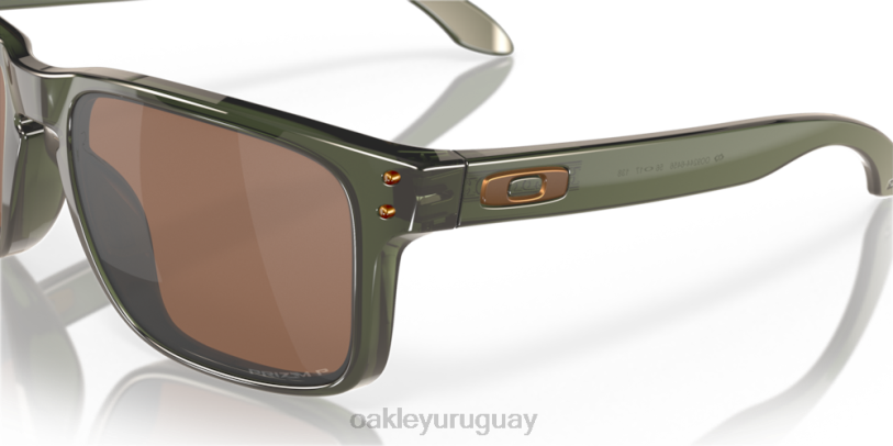Oakley holbrook (ajuste de puente bajo) XT4H799 gafas lentes polarizadas prizm tungsteno, montura tinta oliva