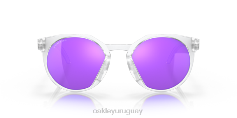 Oakley hstn XT4H1002 gafas lentes prizm violeta, montura transparente mate