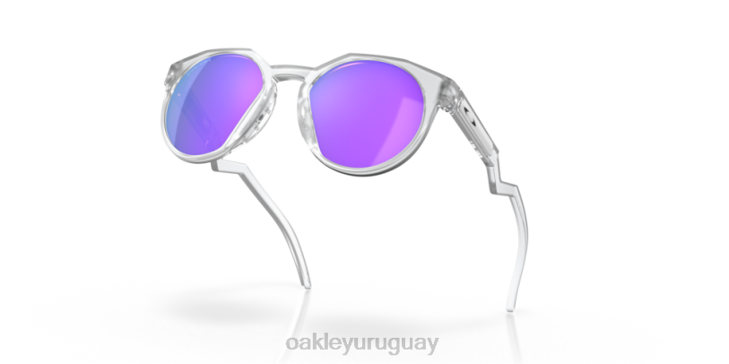 Oakley hstn XT4H1002 gafas lentes prizm violeta, montura transparente mate