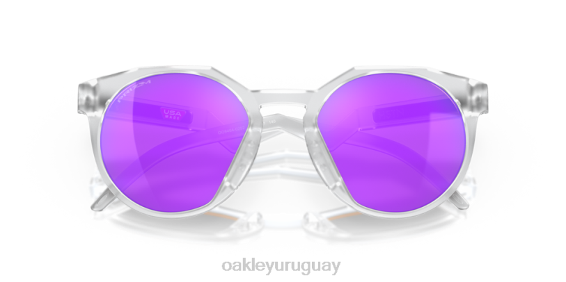 Oakley hstn XT4H1002 gafas lentes prizm violeta, montura transparente mate