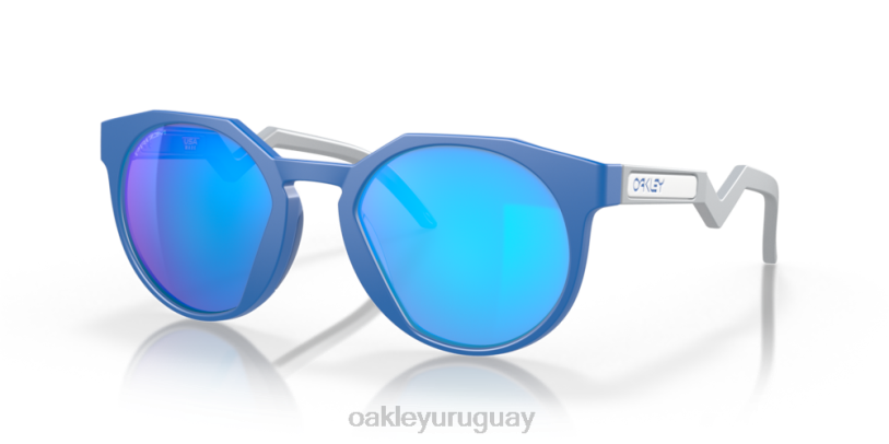 Oakley hstn (ajuste de puente bajo) XT4H1013 gafas lentes prizm de zafiro, montura de zafiro mate