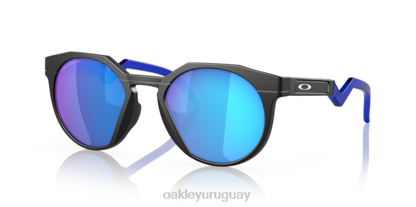 Oakley hstn (ajuste de puente bajo) XT4H782 gafas lentes polarizadas prizm sapphire, montura negra mate