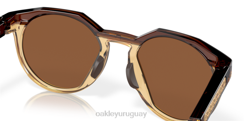 Oakley kylian mbappé firma serie hstn XT4H786 gafas Lentes Prizm de tungsteno, montura ámbar oscuro/curry claro.