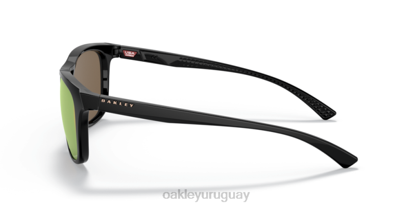 Oakley línea guía XT4H1072 gafas lentes polarizadas prizm oro rosa, montura negra pulida