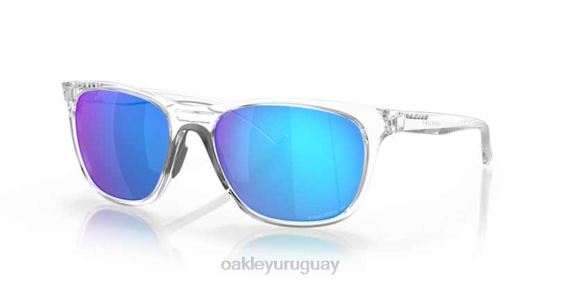 Oakley línea guía XT4H1077 gafas lentes polarizadas prizm zafiro, montura transparente pulida