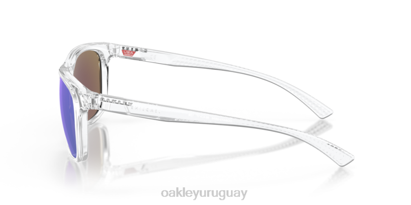 Oakley línea guía XT4H1077 gafas lentes polarizadas prizm zafiro, montura transparente pulida