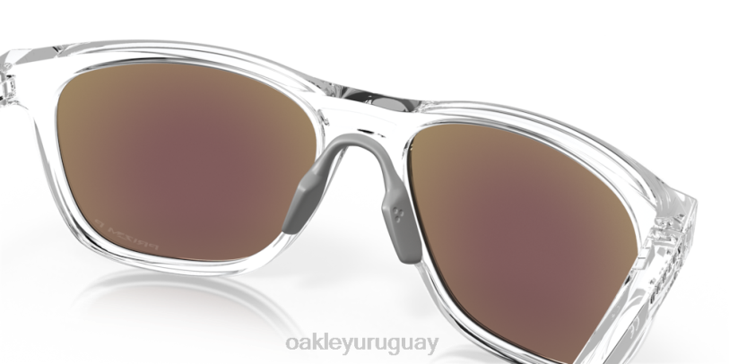 Oakley línea guía XT4H1077 gafas lentes polarizadas prizm zafiro, montura transparente pulida