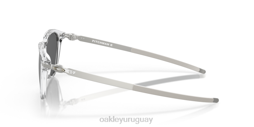 Oakley lanzador r XT4H410 gafas Lentes prizm negras, montura transparente pulida.