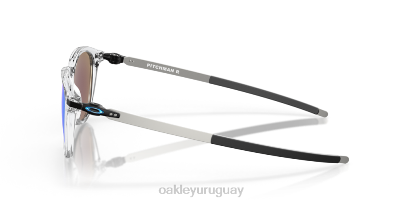 Oakley lanzador r XT4H411 gafas Lentes Prizm de zafiro, montura transparente pulida.