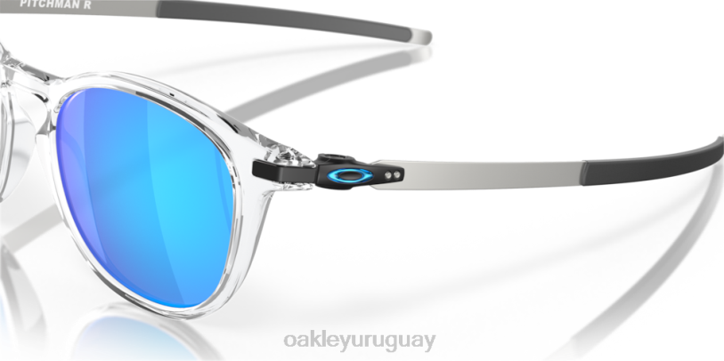 Oakley lanzador r XT4H411 gafas Lentes Prizm de zafiro, montura transparente pulida.