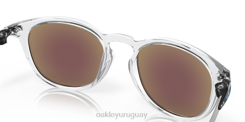 Oakley lanzador r XT4H411 gafas Lentes Prizm de zafiro, montura transparente pulida.