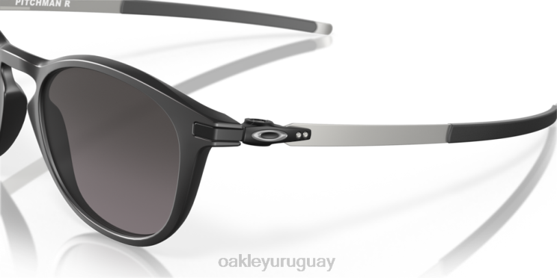 Oakley lanzador r XT4H412 gafas lentes prizm gris degradado, montura negra satinada