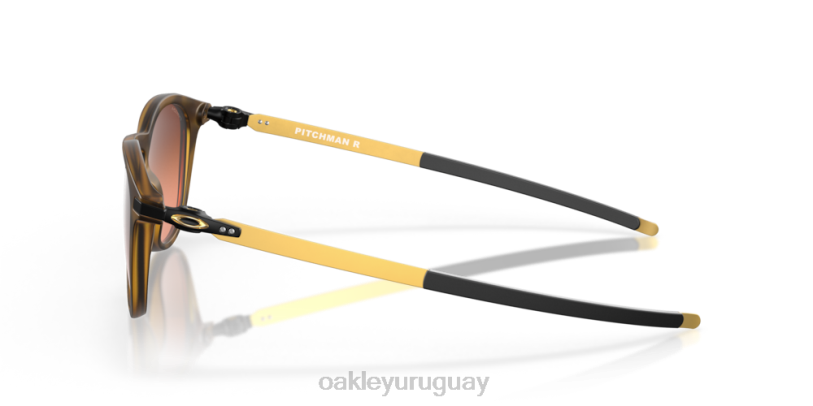 Oakley lanzador r XT4H413 gafas lentes prizm marrón degradado, montura carey marrón mate