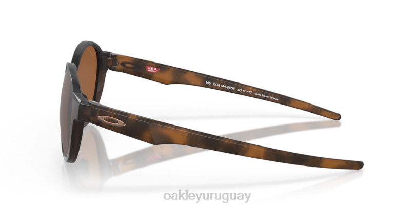 Oakley lanzamiento de moneda XT4H526 gafas Lentes polarizadas Prizm de tungsteno, montura carey marrón mate.