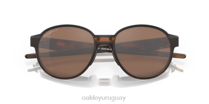 Oakley lanzamiento de moneda XT4H526 gafas Lentes polarizadas Prizm de tungsteno, montura carey marrón mate.