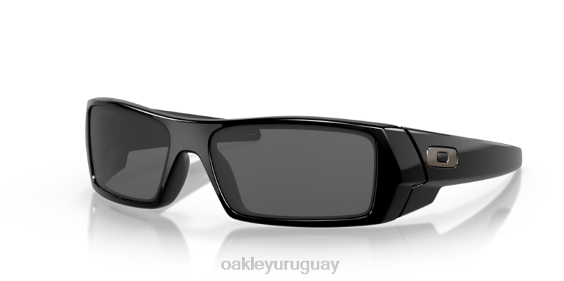 Oakley lata de gas XT4H313 gafas lentes grises, montura negra pulida