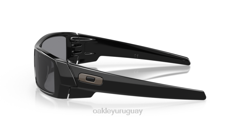 Oakley lata de gas XT4H313 gafas lentes grises, montura negra pulida