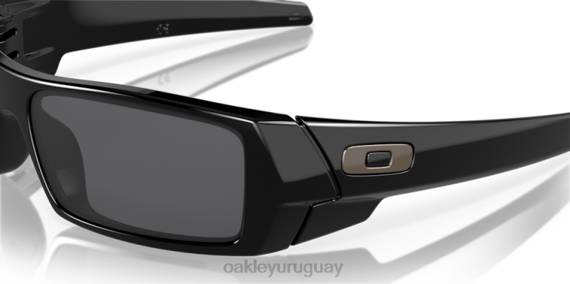 Oakley lata de gas XT4H313 gafas lentes grises, montura negra pulida