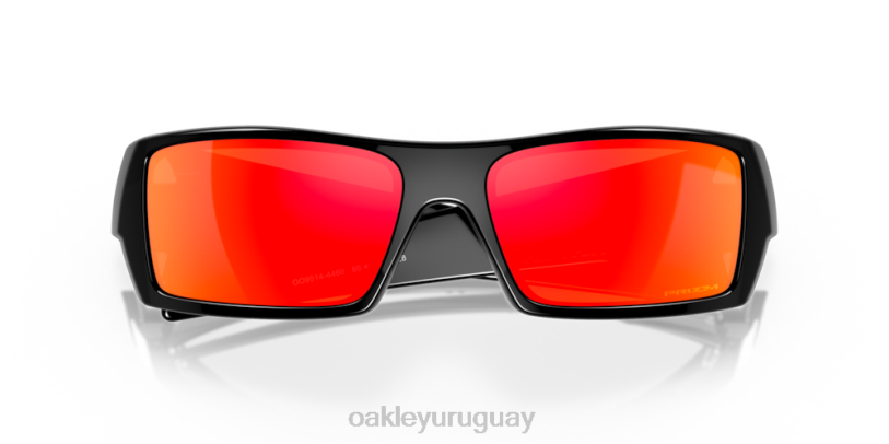 Oakley lata de gas XT4H318 gafas Lentes Prizm Ruby, montura negra pulida.