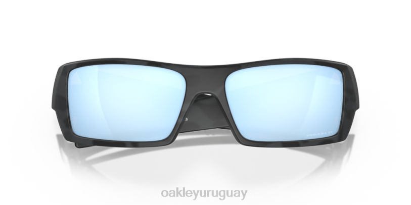 Oakley lata de gas XT4H322 gafas Lentes polarizadas Prizm Deep Water, montura de camuflaje negro mate.