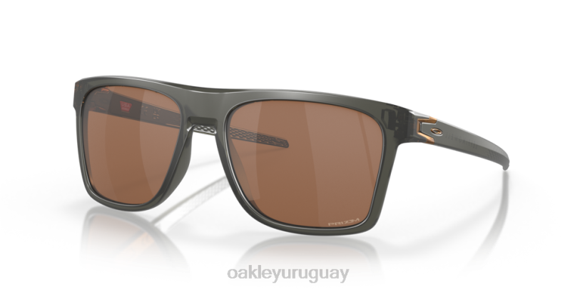 Oakley leffingwell XT4H181 gafas Lentes Prizm de tungsteno, montura gris humo mate.