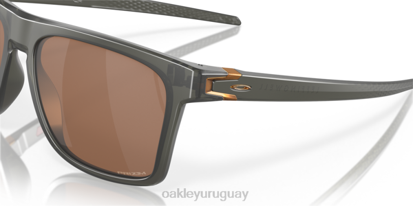 Oakley leffingwell XT4H181 gafas Lentes Prizm de tungsteno, montura gris humo mate.