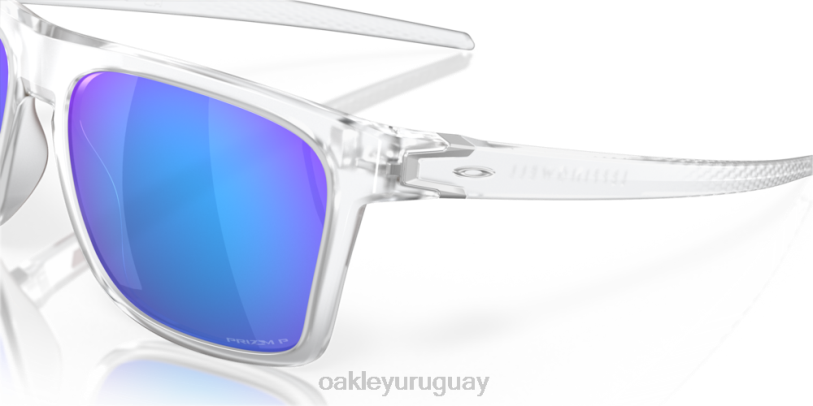 Oakley leffingwell XT4H186 gafas lentes polarizadas prizm sapphire, montura transparente mate