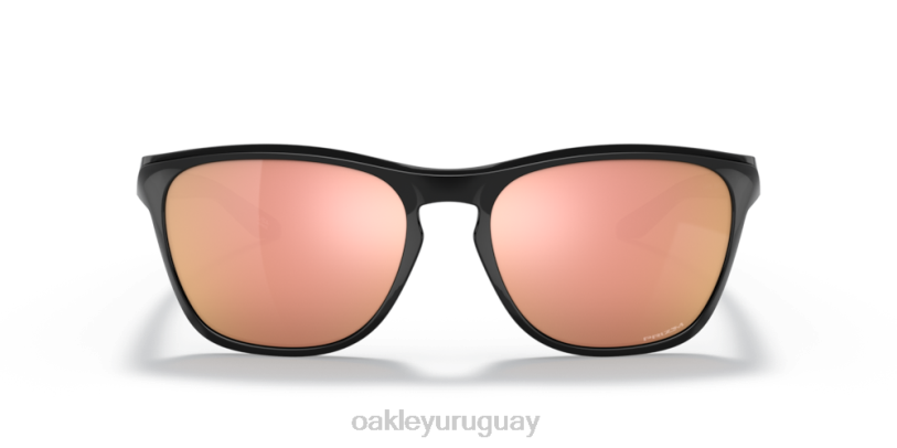 Oakley mansión XT4H1092 gafas Lentes Prizm de oro rosa, montura negra pulida.