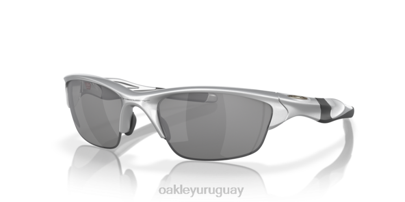 Oakley media chaqueta 2.0 (ajuste de puente bajo) XT4H680 gafas lentes pizarra iridio, montura plateada