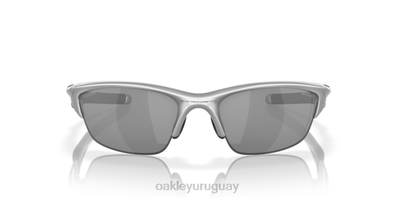 Oakley media chaqueta 2.0 (ajuste de puente bajo) XT4H680 gafas lentes pizarra iridio, montura plateada