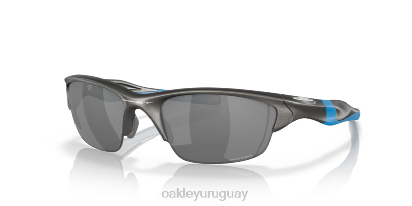 Oakley media chaqueta 2.0 (ajuste de puente bajo) XT4H683 gafas lentes prizm negro, montura plomo