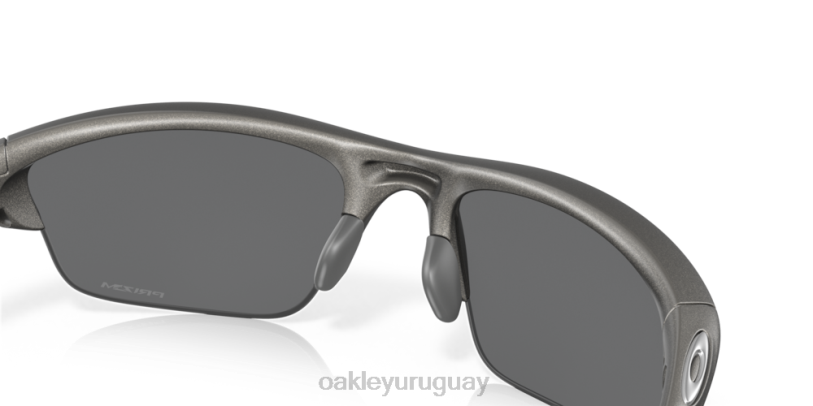 Oakley media chaqueta 2.0 (ajuste de puente bajo) XT4H683 gafas lentes prizm negro, montura plomo