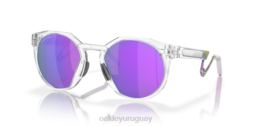 Oakley metal hstn XT4H880 gafas lentes prizm violeta, montura transparente mate