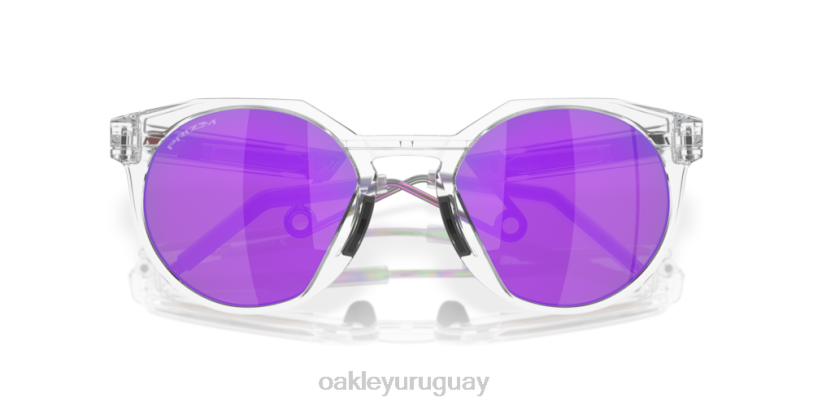 Oakley metal hstn XT4H880 gafas lentes prizm violeta, montura transparente mate