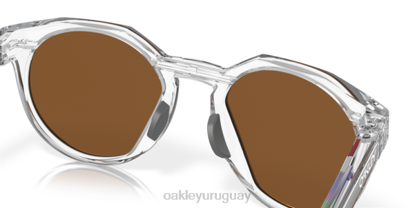 Oakley metal hstn XT4H880 gafas lentes prizm violeta, montura transparente mate