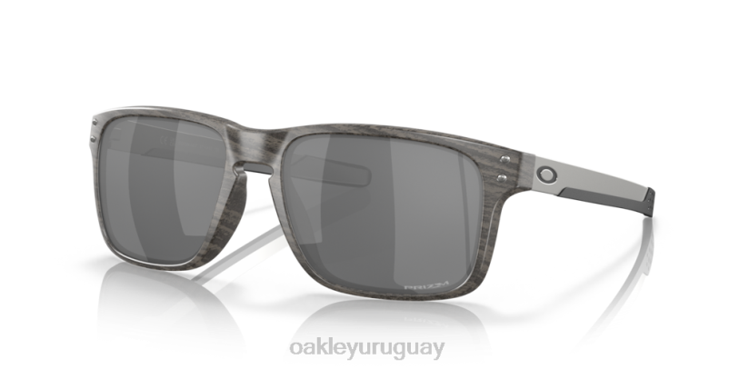 Oakley mezcla de holbrook XT4H161 gafas Lentes prizm negras, montura de madera veteada.