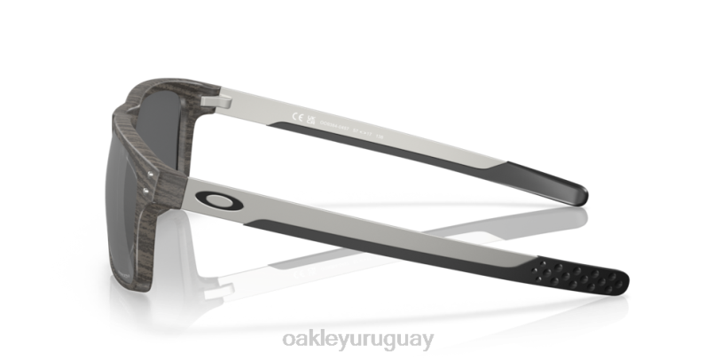 Oakley mezcla de holbrook XT4H161 gafas Lentes prizm negras, montura de madera veteada.