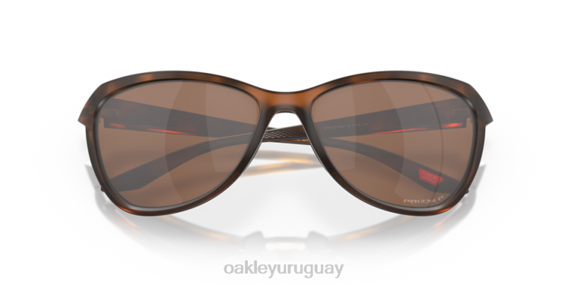 Oakley pasque XT4H738 gafas Lentes polarizadas Prizm de tungsteno, montura carey marrón mate.