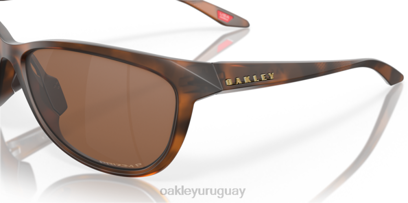 Oakley pasque XT4H738 gafas Lentes polarizadas Prizm de tungsteno, montura carey marrón mate.
