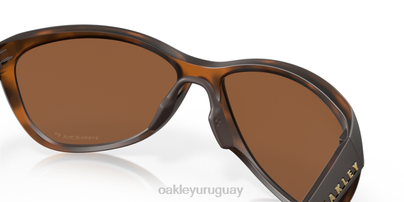 Oakley pasque XT4H738 gafas Lentes polarizadas Prizm de tungsteno, montura carey marrón mate.