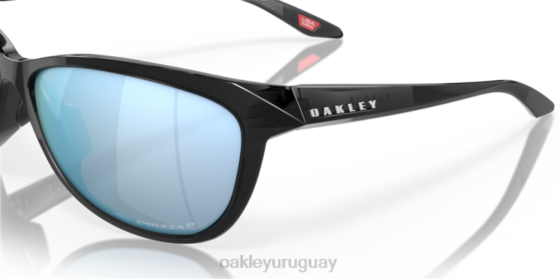 Oakley pasque XT4H742 gafas lentes prizm polarizadas de agua profunda, montura de tinta negra
