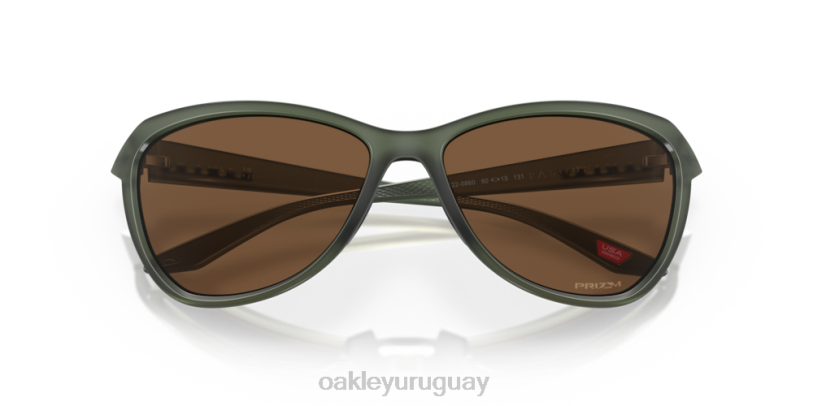 Oakley pasque XT4H743 gafas lentes prizm bronce, montura tinta oliva mate