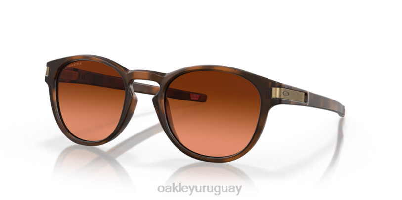 Oakley pestillo XT4H857 gafas lentes prizm marrón degradado, montura carey marrón mate