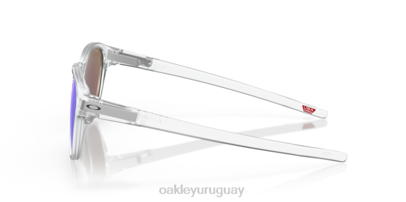 Oakley pestillo XT4H859 gafas lentes polarizadas prizm sapphire, montura transparente mate
