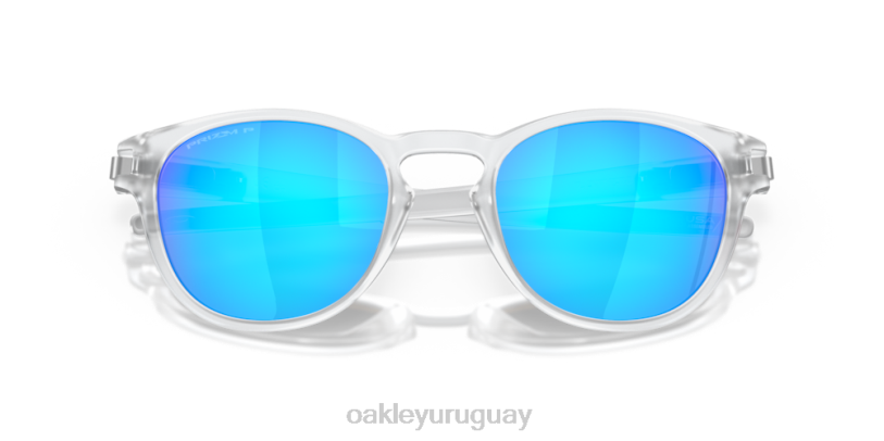 Oakley pestillo XT4H859 gafas lentes polarizadas prizm sapphire, montura transparente mate