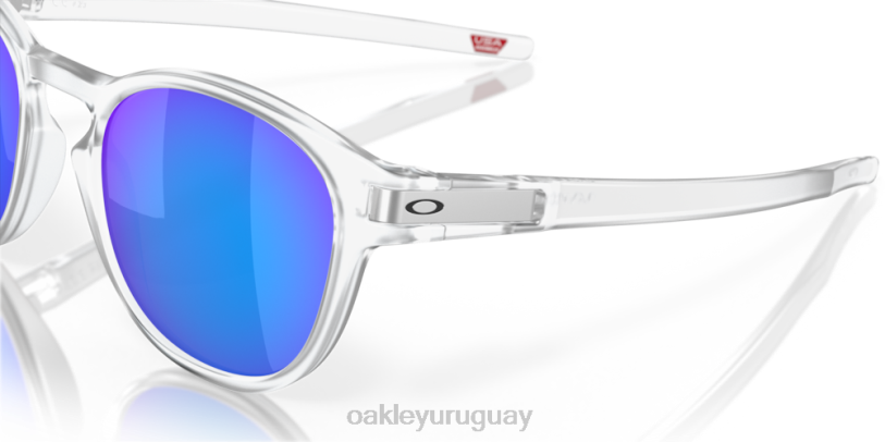 Oakley pestillo XT4H859 gafas lentes polarizadas prizm sapphire, montura transparente mate